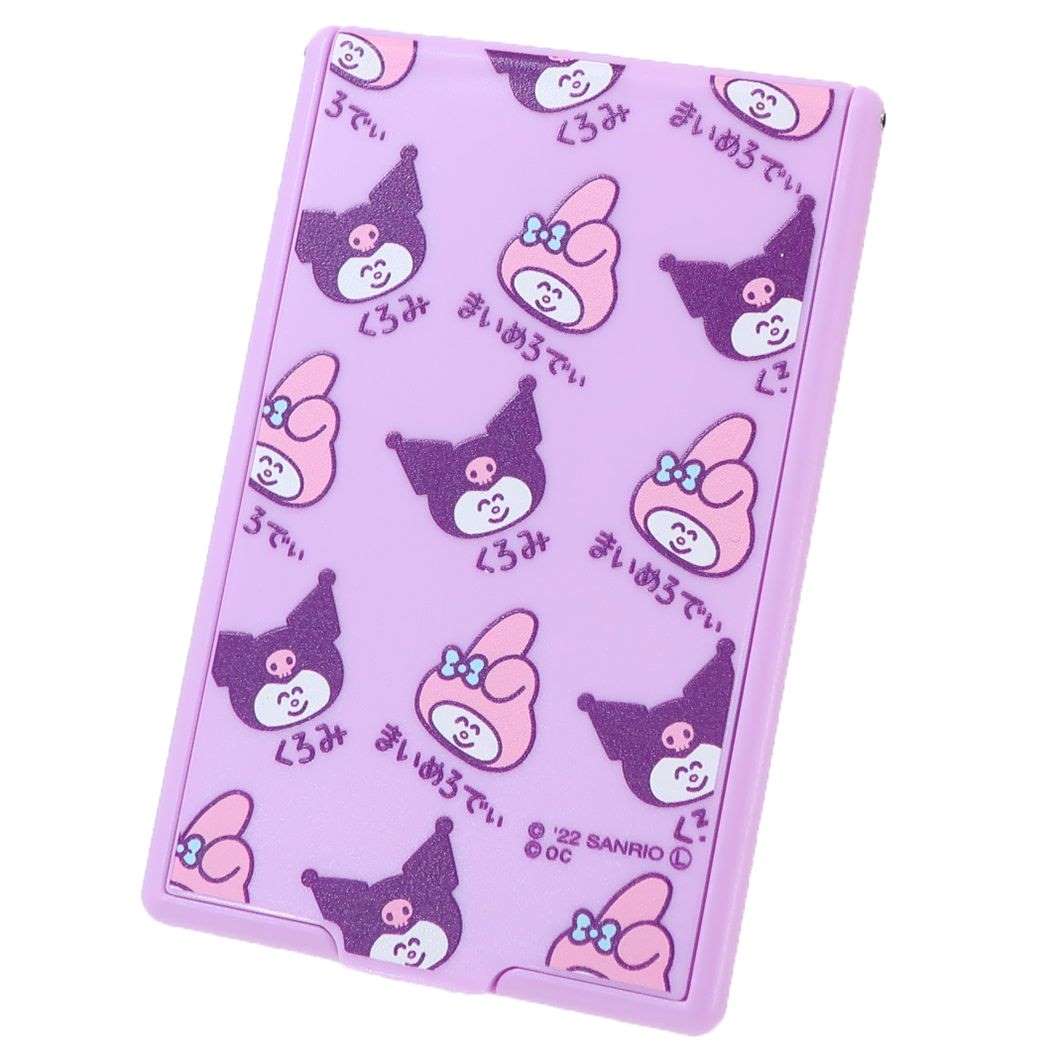 マイメロディ&クロミ キャラクター 手鏡 コンパクトミラー おえかきさん×まいめろでぃとくろみ