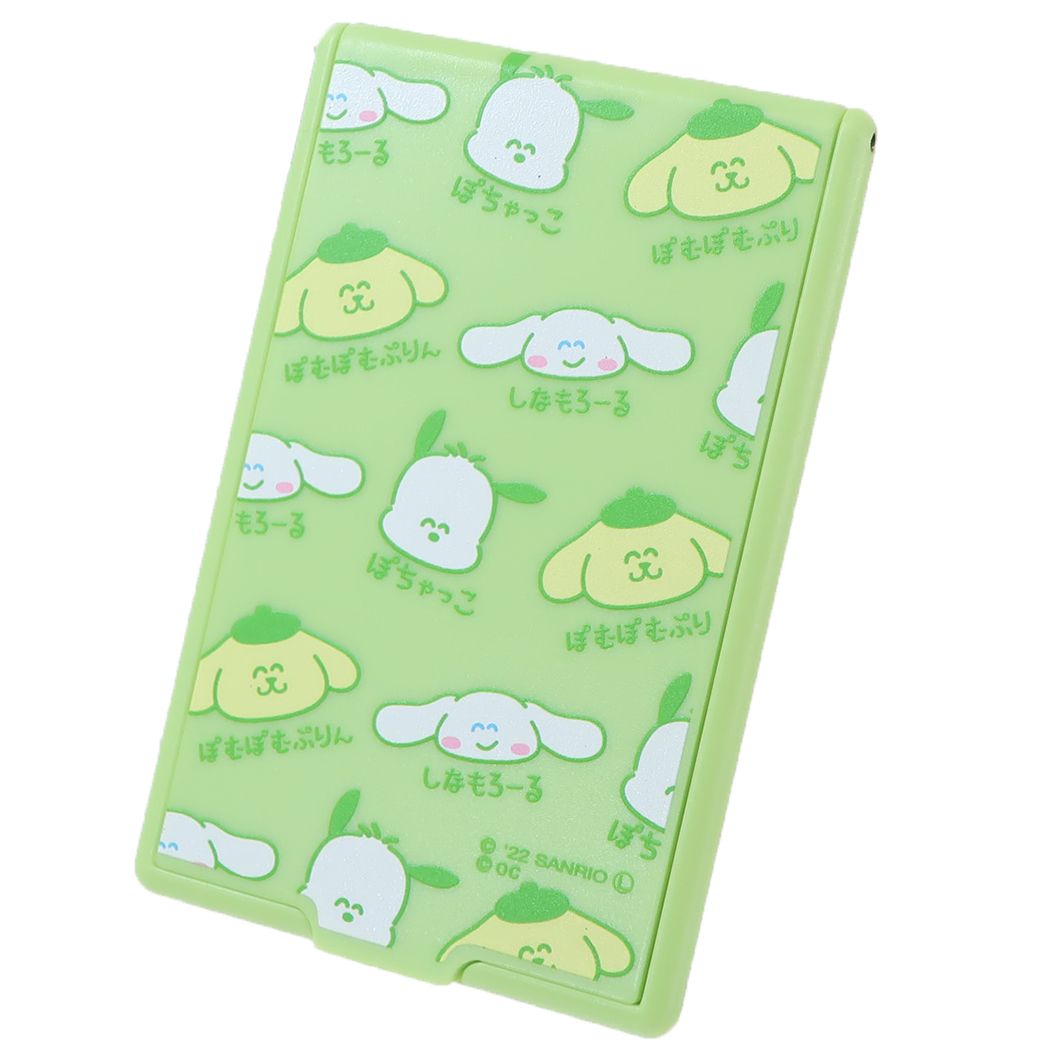 コンパクトミラー ポムポムプリン&シナモロール&ポチャッコ 手鏡 サンリオ オクタニ おえかきさん×ぽむぽむぷりんとしなもろーるとぽちゃっこ