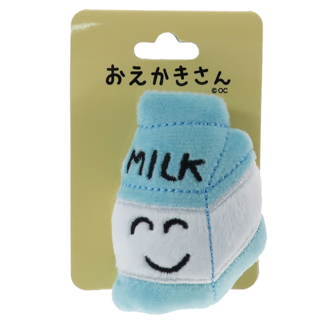 ぬいぐるみ おえかきシリーズ マスコットピン みるくさん コレクション雑貨 おもしろグッズ プレゼント 男の子 女の子 ギフ