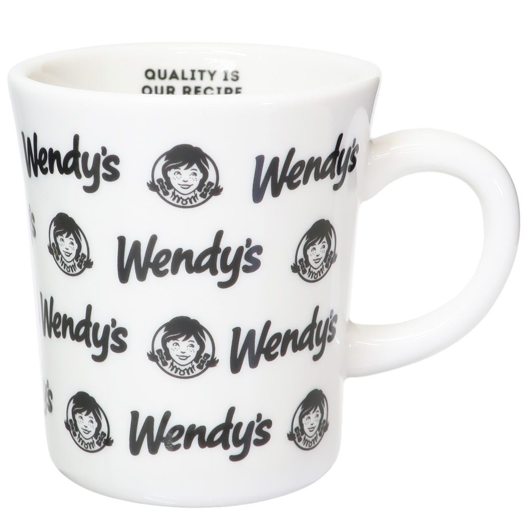 ウェンディーズ マグカップ 陶器製マグ チラシ Wendy's パインクリエイト プレゼント 男の子 女の子 ギフト