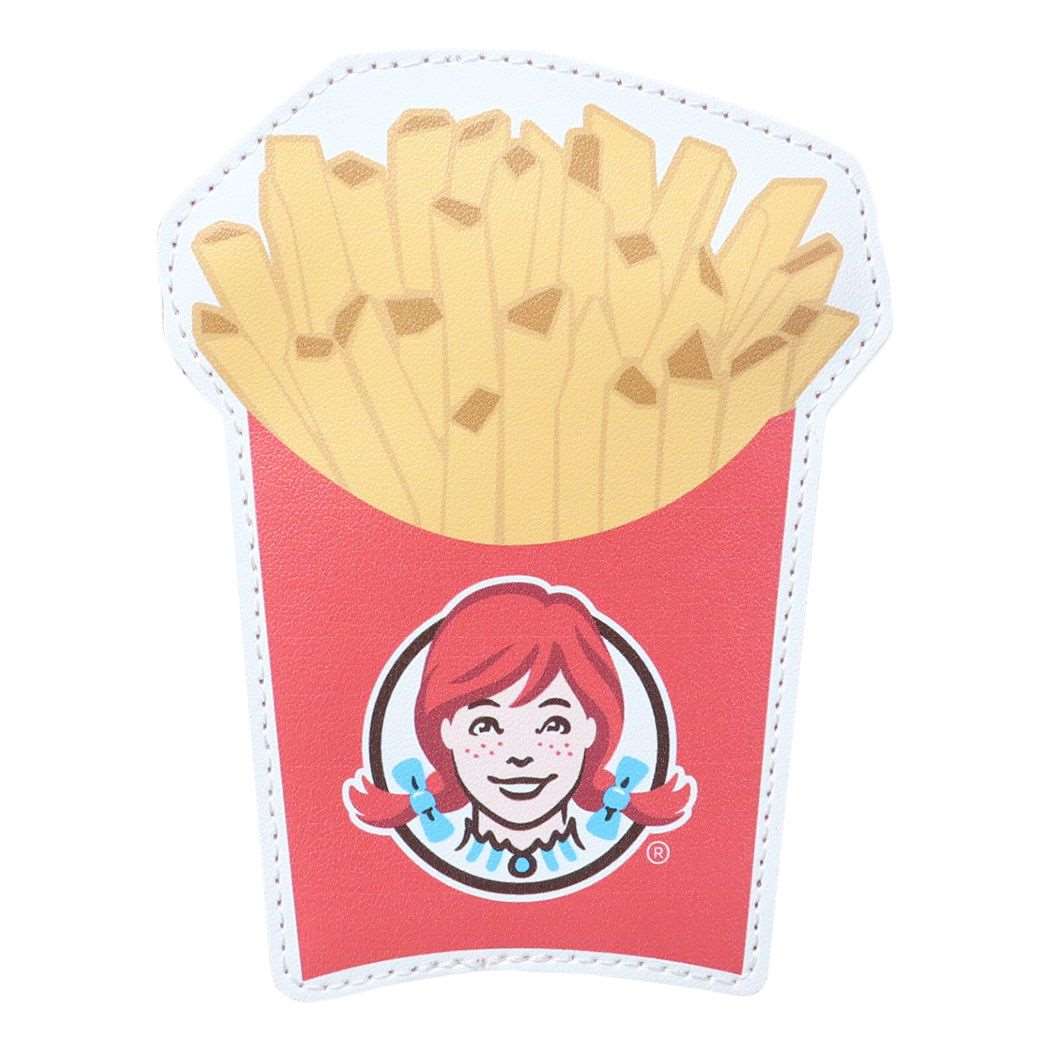 ウェンディーズ グッズ ミニポーチ キャラクター ファスナーポーチ ポテト