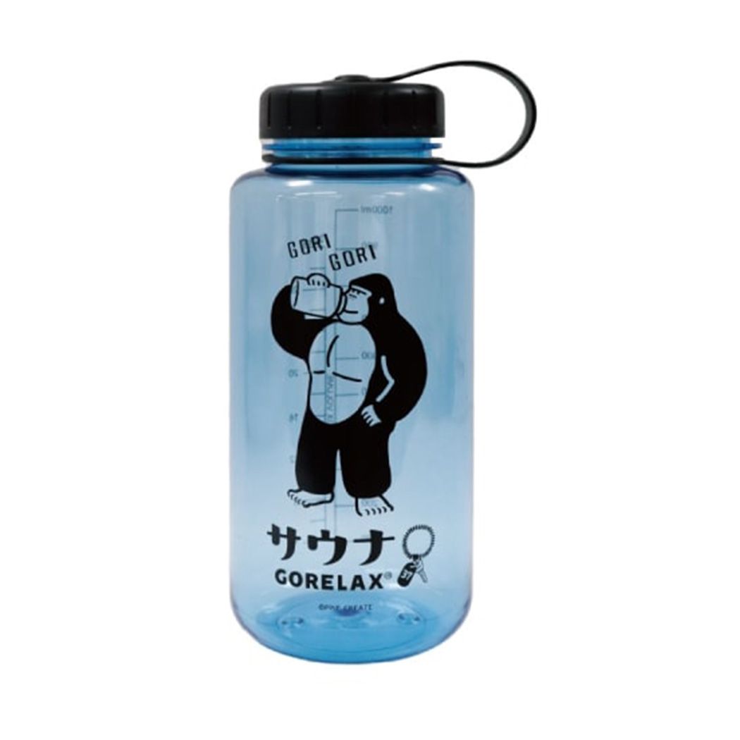 常温水筒 ごリラックス ゴリゴリボトル アクアブルー パインクリエイト