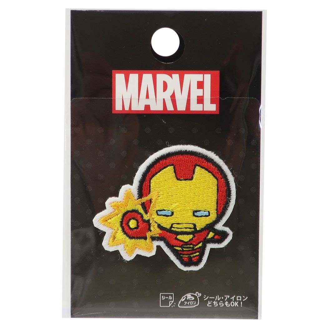 ワッペン キャラクター アイアンマン アイロン パッチシール アイアンマン マーベル MARVEL プレゼント 男の子 女の子 ギフト