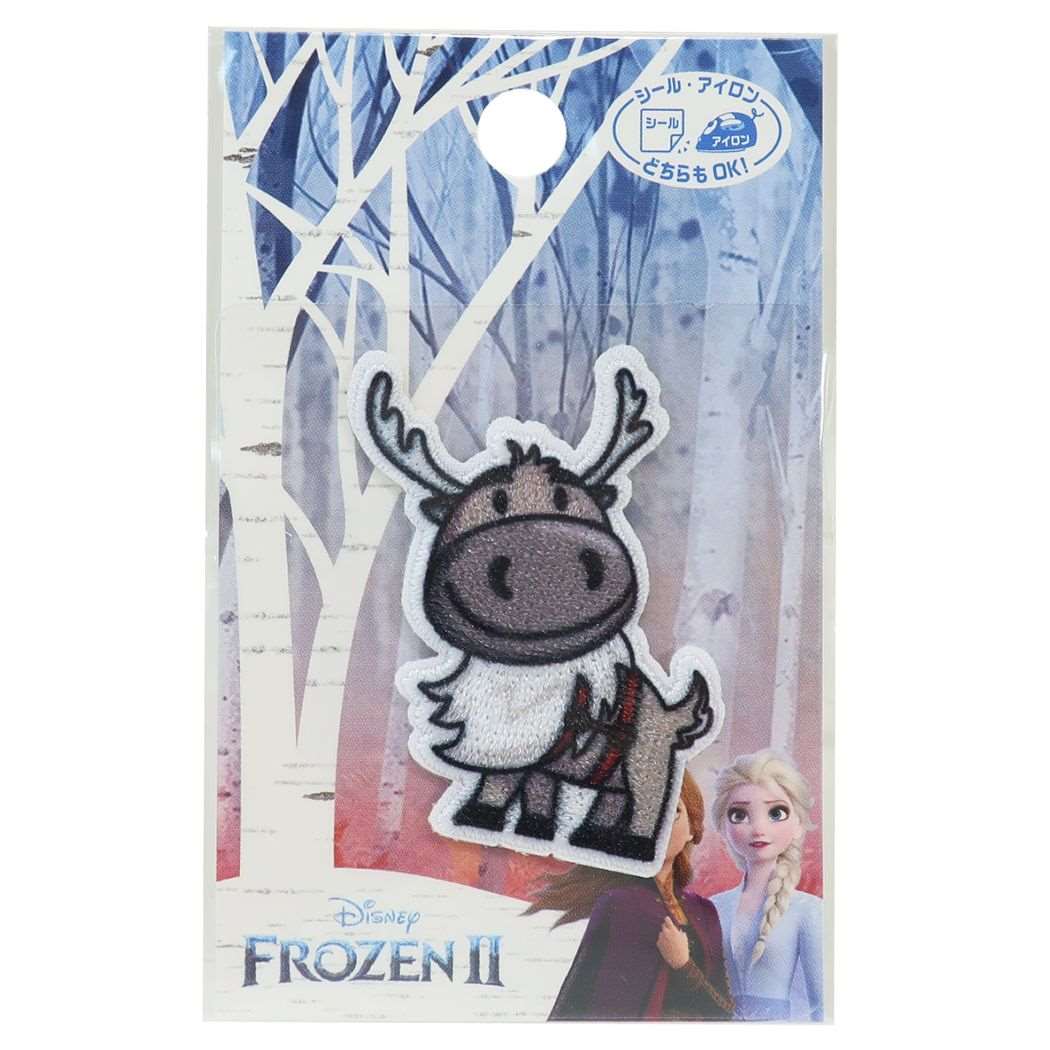 アナと雪の女王2 アイロンパッチシール ワッペン スヴェン ディズニー キャラクター プレゼント 男の子 女の子 ギフト