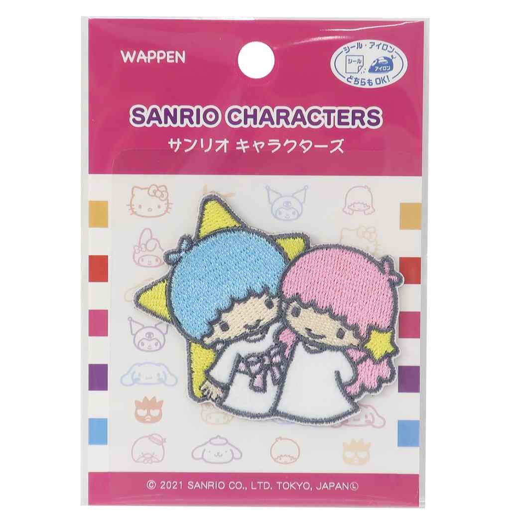 ワッペン リトルツインスターズ キキ&ララ アイロンパッチシール サンリオ 手芸用品 プレゼント 男の子 女の子 ギフト