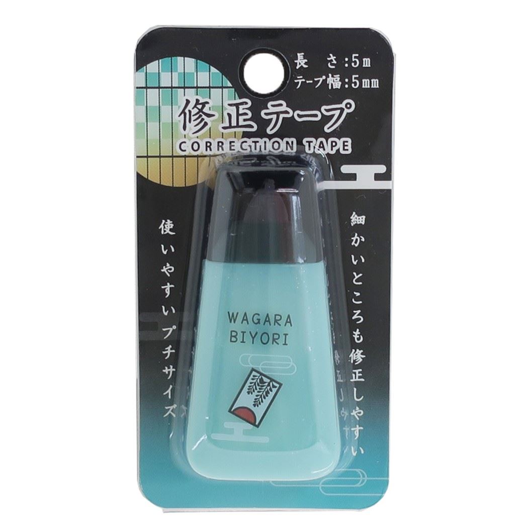 和柄びより 修正テープ CORRECTION TAPE 円窓 いちまつ Q-LIA 新学期準備文具 プレゼント 男の子 女の