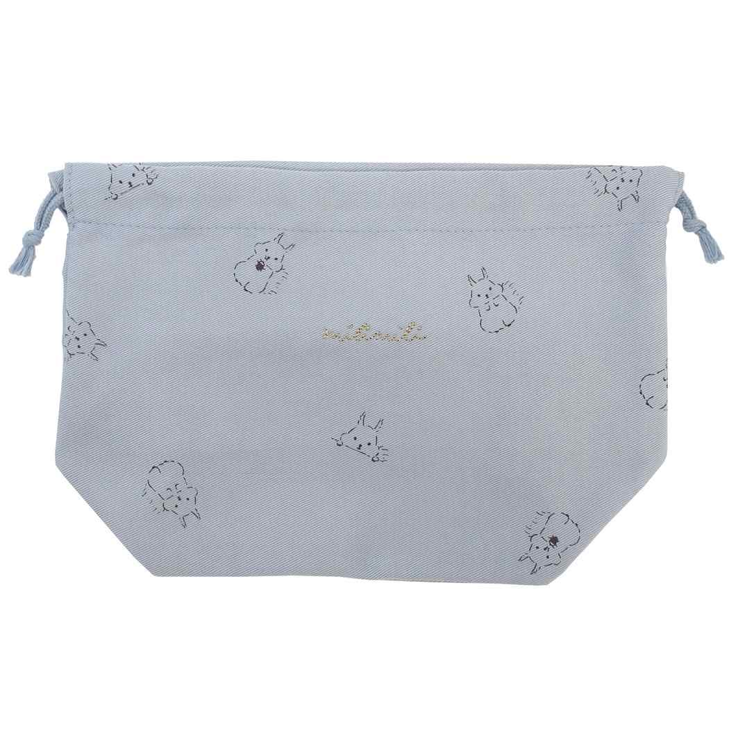 ランチ巾着 グッズ お弁当きんちゃくポーチ ランチ雑貨 ミリミリ milimili リス プレゼント 男の子 女の子 ギフト