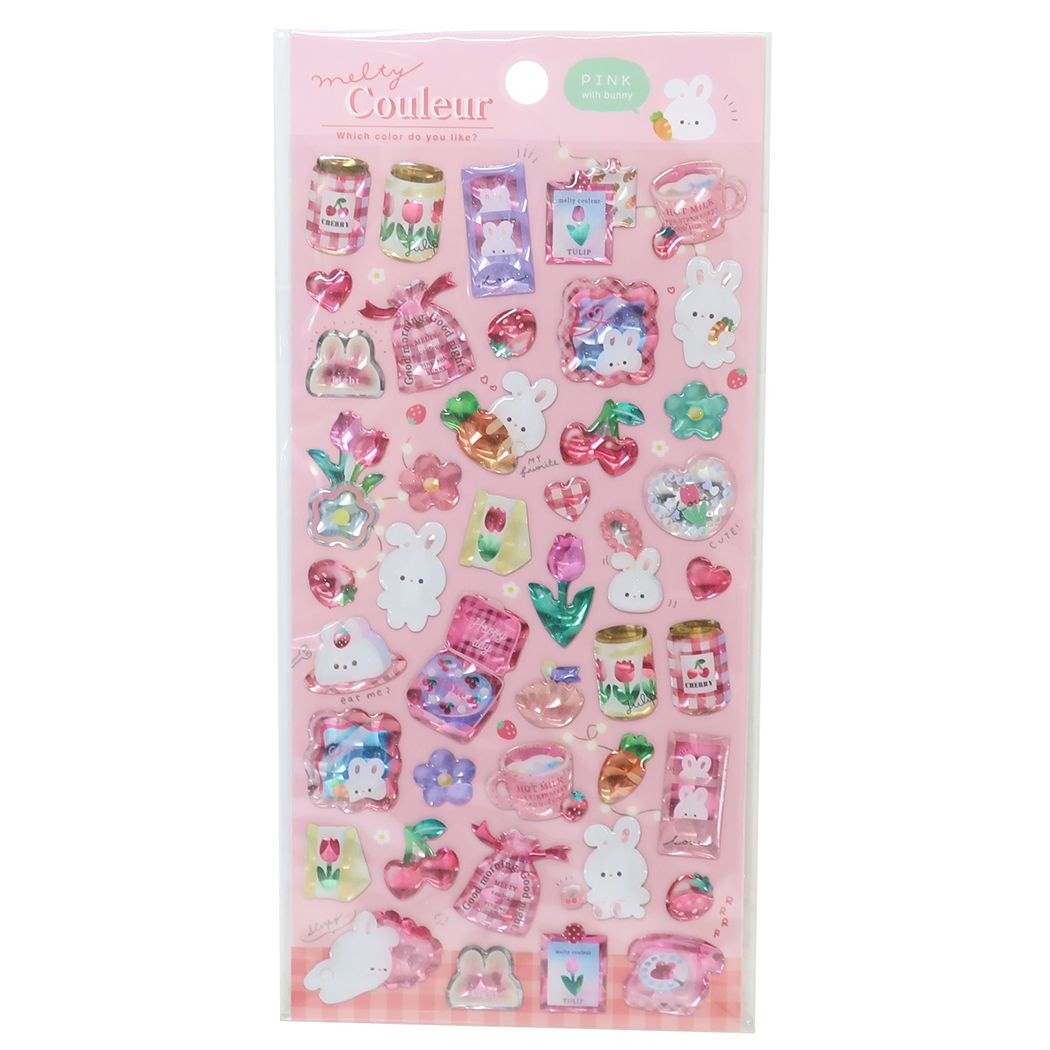 シールシート メルティクルールシール ピンク