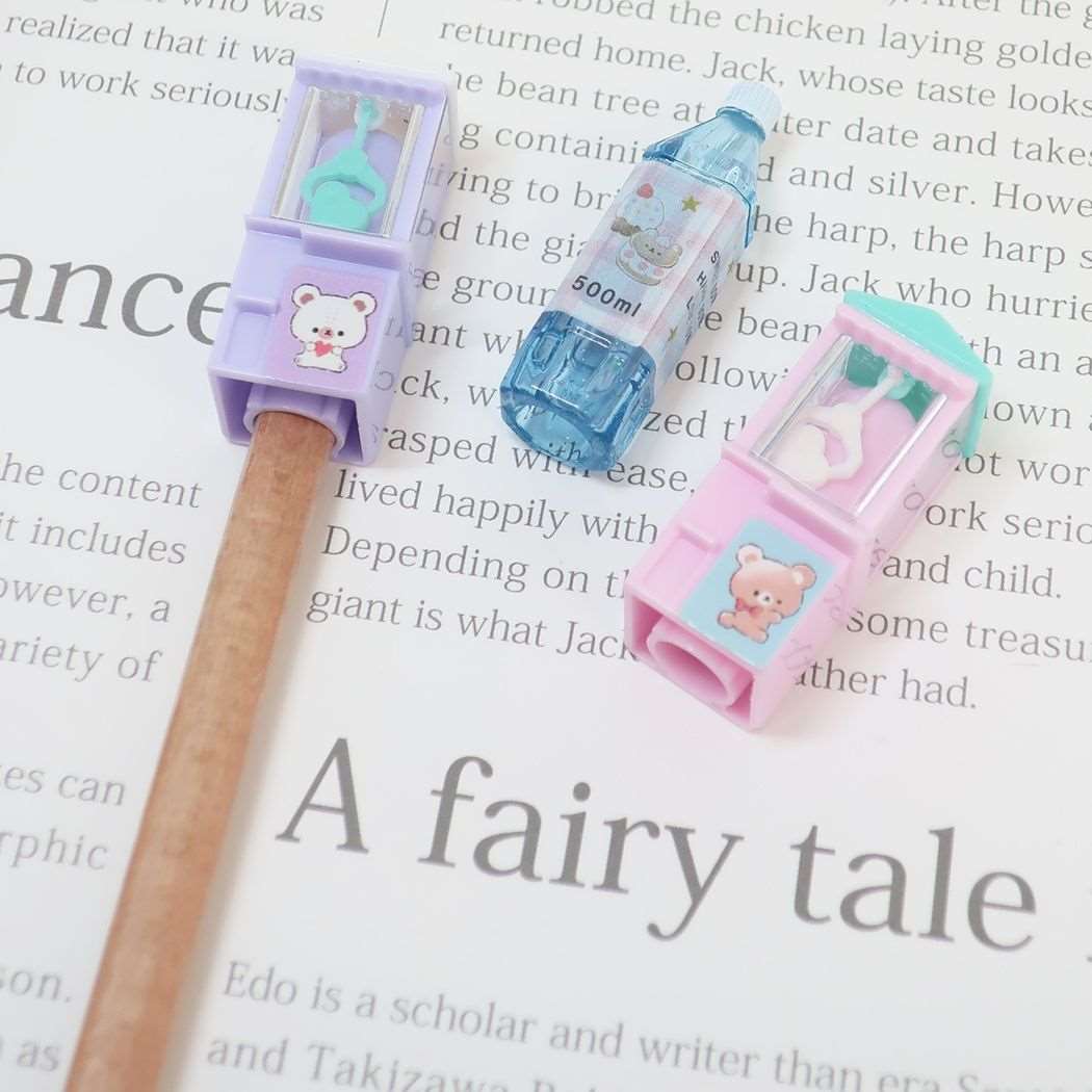 鉛筆キャップ パロディMIXえんぴつカバー3本セット くまくま 新入学 クーリア