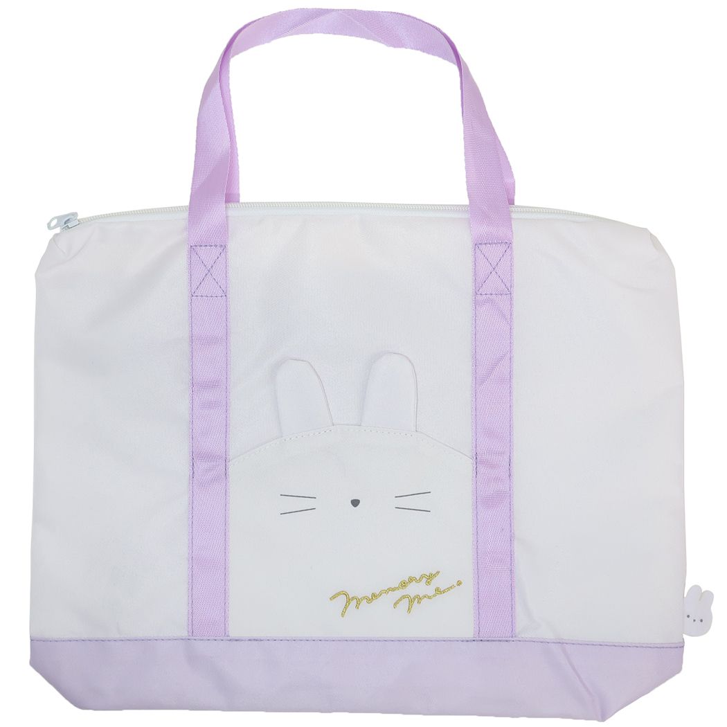 レッスンバッグ シンプルアニマル おけいこバッグ メモリーウサギ 新入学 トートバッグ プレゼント 男の子 女の子 ギフト