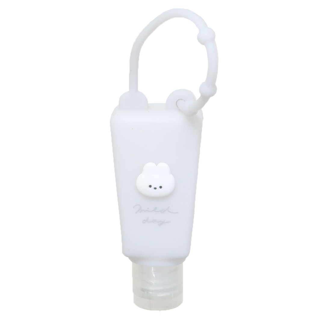 ハンド用化粧水 シリコンホルダー付き保湿ミルキーハンドジェル うさぎ シャボンの香り クーリア プレゼント 男の子 女の子 ギフト