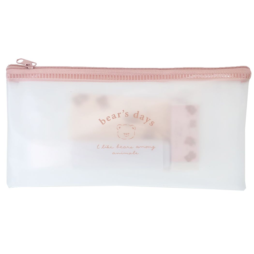 文房具セット シアーメッシュペンケース ラテ クーリア プレゼント 男の子 女の子 ギフト