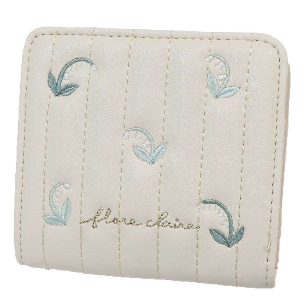 レディース財布 フロールクレール 二つ折り財布 スズラン クーリア