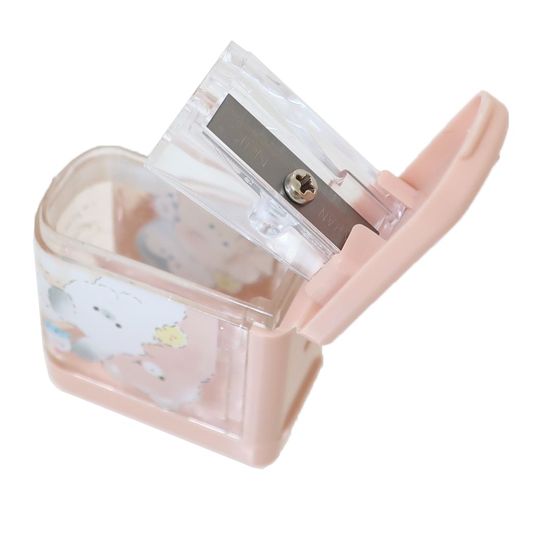鉛筆削り むぎゅっとふれんず スリムシャープナー Nicoday ベージュ