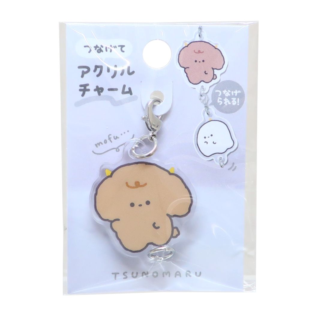ファスナーマスコット つのまる つなげてアクリルチャーム といぷ