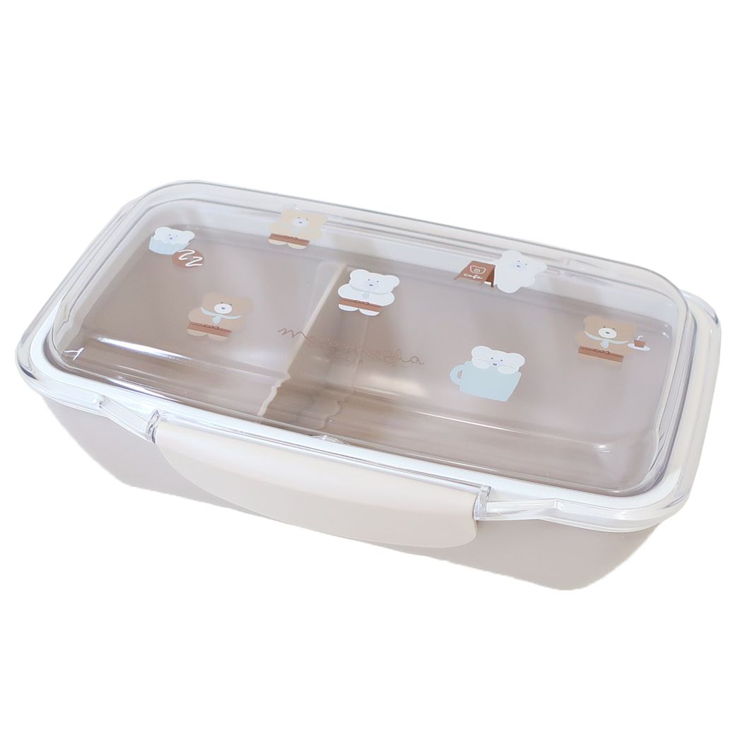 お弁当箱 ほっこりモコモカ 抗菌1段ドームランチBOX ミックス クーリア
