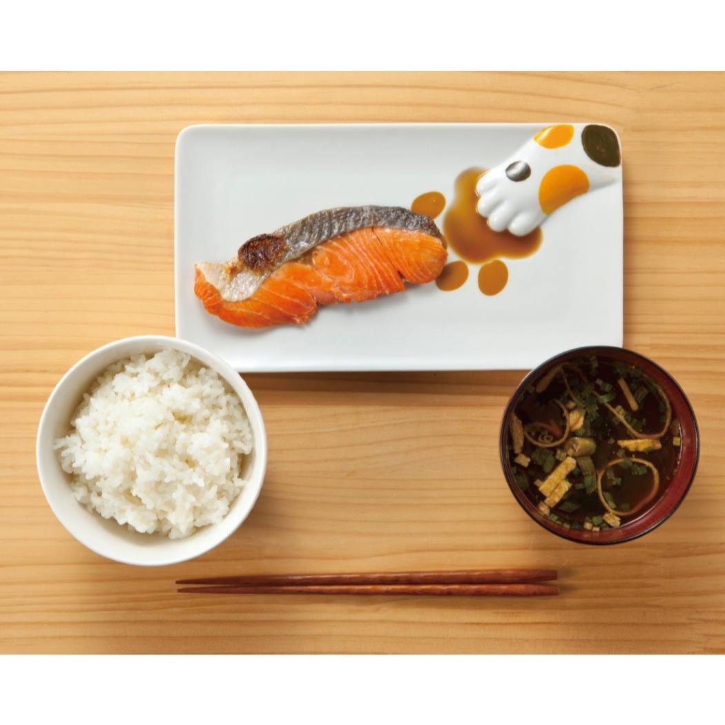 角皿 おさかな スクエア プレート どろぼう猫 トラ猫 グッズ プレゼント 男の子 女の子 ギフト