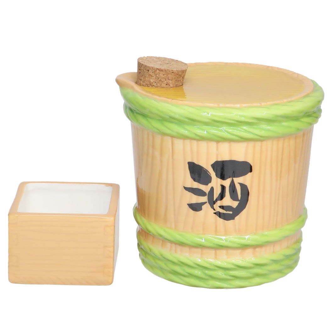 とっくり&おちょこセット おもしろ食器 酒器 サンアート 樽升