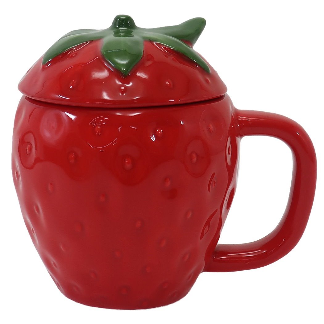 マグカップ グッズ フルーツ フタ付き MUG いちご おもしろ雑貨 プレゼント 男の子 女の子 ギフト