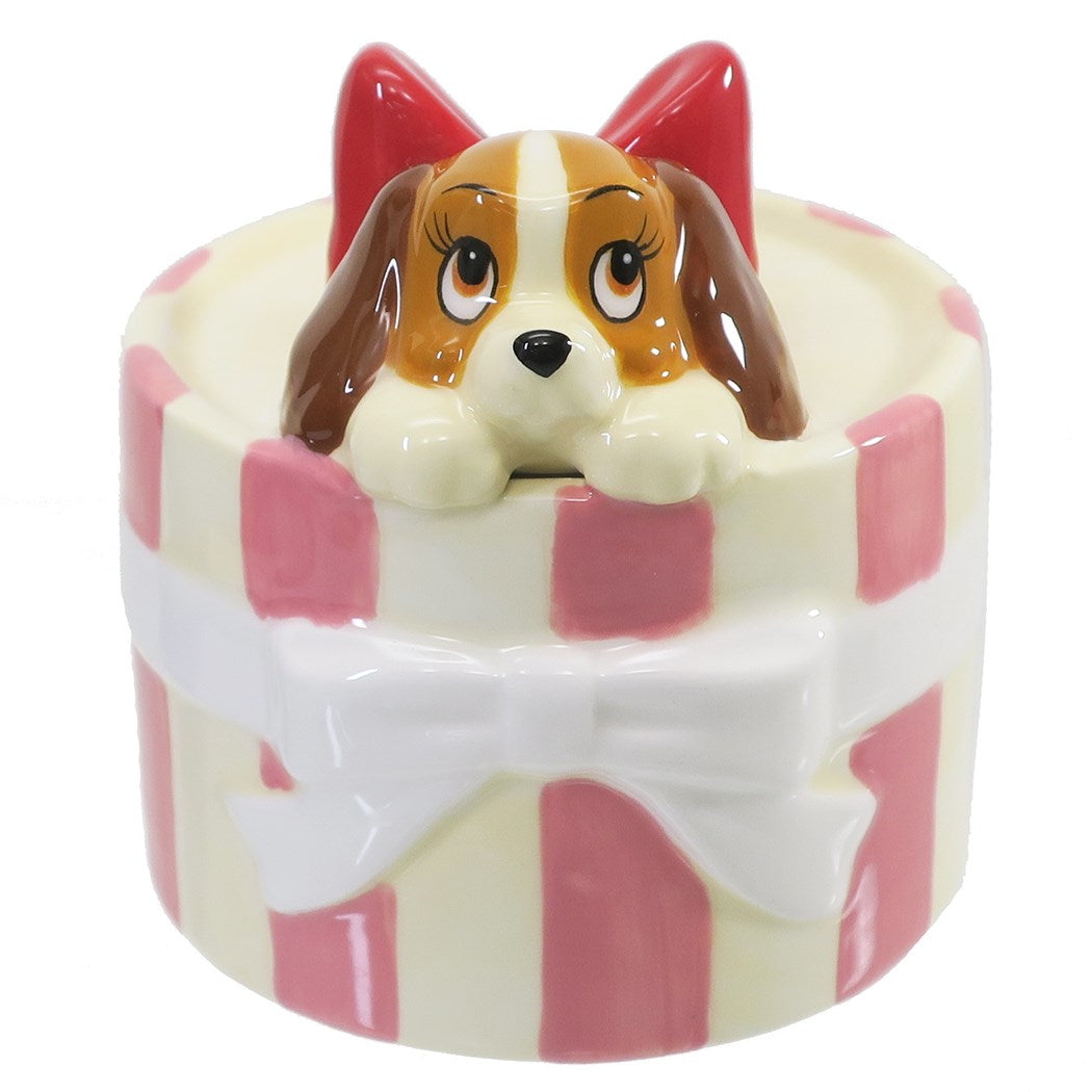 わんわん物語 貯金箱 セラミック フィギュア バンク レディ ディズニー プレゼント 新生活雑貨 男の子 女の子 ギフト