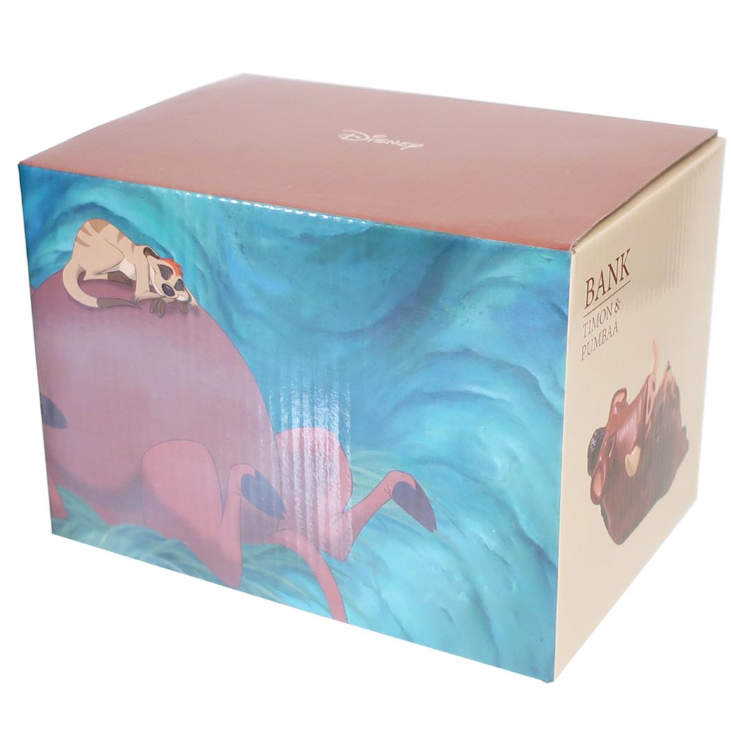 ライオンキング ディズニー キャラクター 陶器製貯金箱 セラミックフィギュアバンク