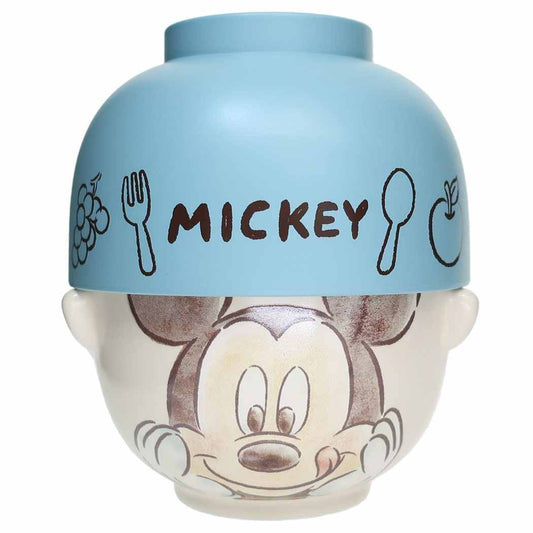 ミッキーマウス キャラクター ご飯セット 汁椀茶碗セット 大 水彩タッチ ディズニー プレゼント 男の子 女の子 ギフト