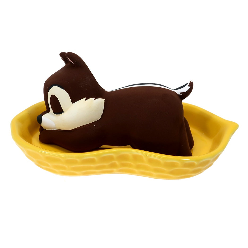 チップ&デール 卓上 加湿器 キャラクター グッズ ナチュラル 素焼き 加湿器 チップ おやすみシリーズ ディズニー プレゼント 男の