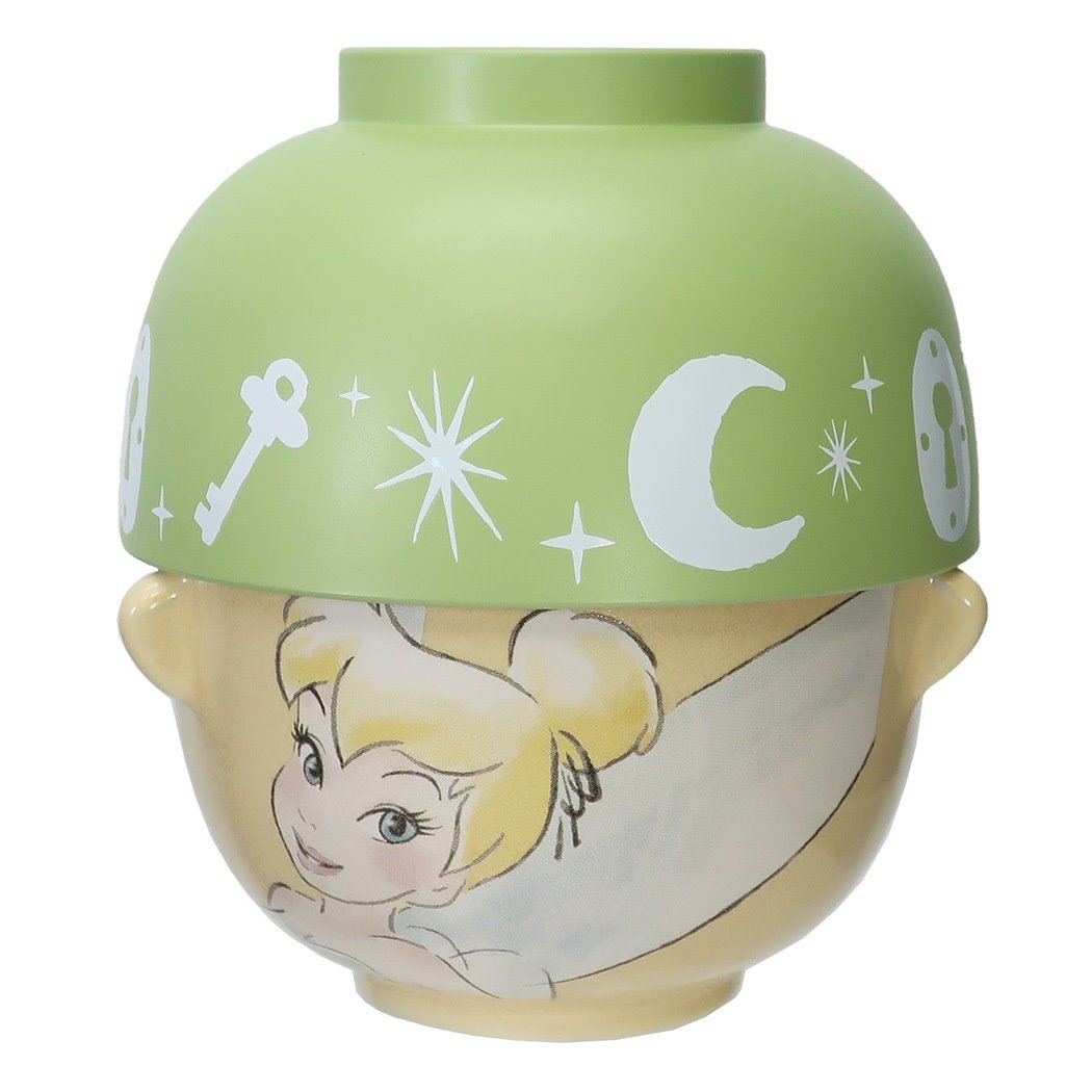 ご飯セット ティンカーベル ミニ 茶碗 & 汁椀 セット ディズニー グッズ クレヨンタッチ キャラクター プレゼント 男の子 女の子