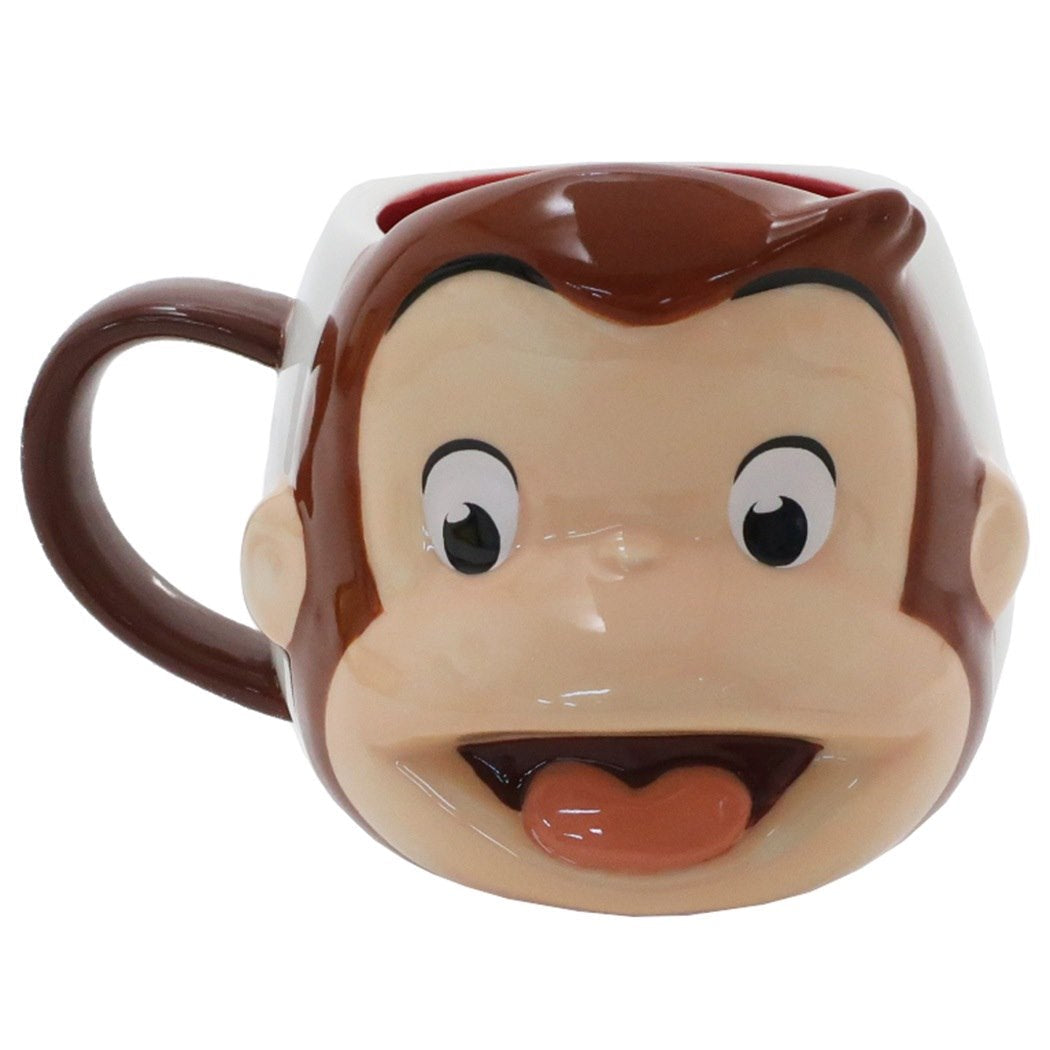 マグカップ おさるのジョージ 磁器製 フェイス マグ サンアート プレゼント 男の子 女の子 ギフト