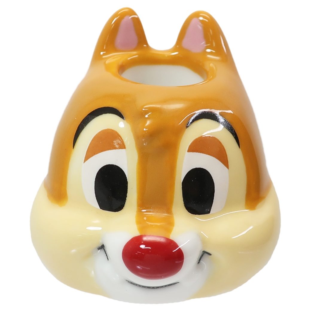 チップ&デール 磁器製 ダイカット 歯ブラシスタンド グッズ 通販 洗面用具 Dale ディズニー プレゼント 男の子 女の子 ギフト