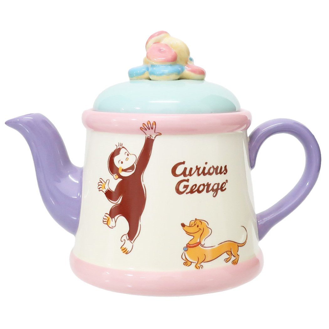 おさるのジョージ グッズ 磁器製急須 絵本キャラクター ティーポット プレゼント 男の子 女の子 ギフト