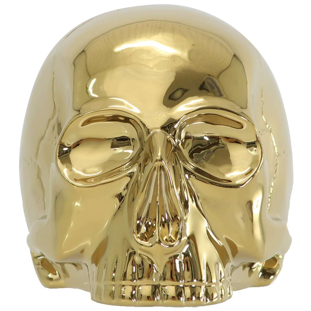 陶器製貯金箱 骸骨貯金箱 セラミックフィギュアバンク サンアート プレゼント 男の子 女の子 ギフト