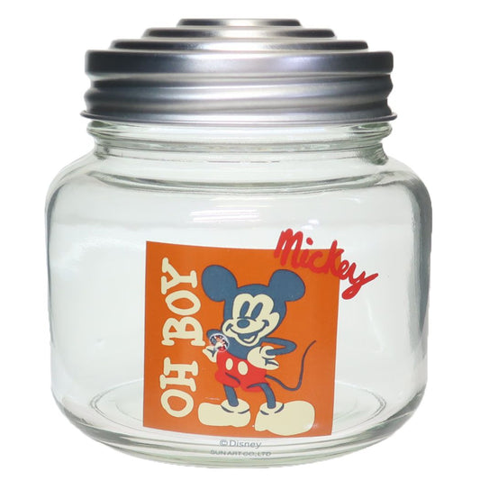 ミッキーマウス キャラクター 保存容器 レトロ瓶