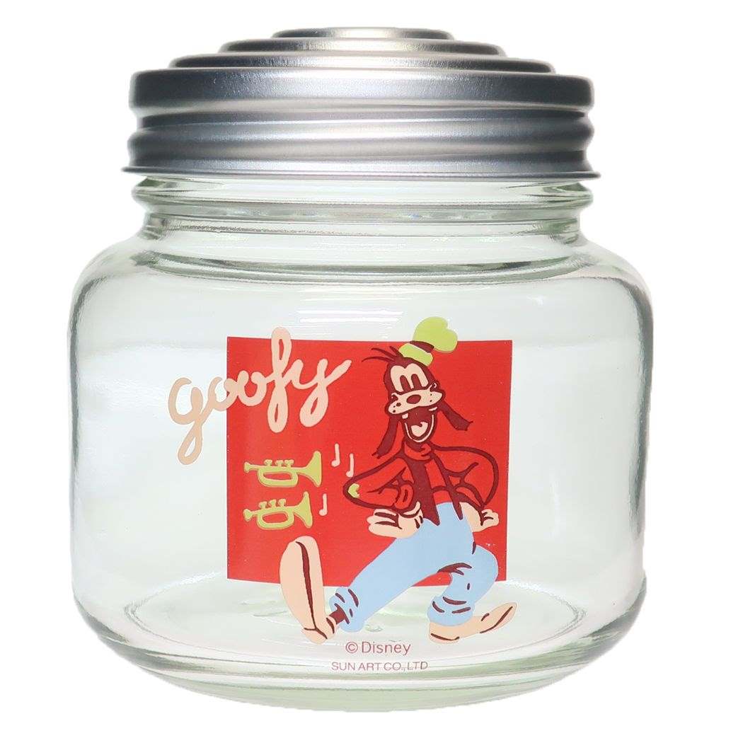 グーフィー ディズニー キャラクター 保存容器 レトロ瓶