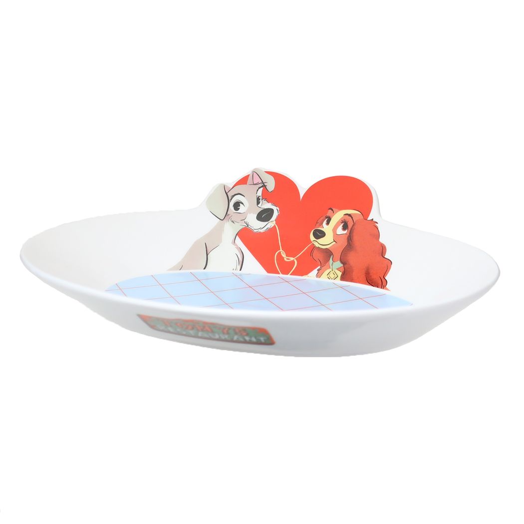 パスタプレート わんわん物語 深皿 ディズニー サンアート レディ&トランプ