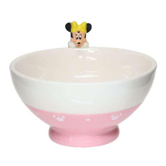 ミニーマウス キャラクター お茶碗 フィギュア付き茶碗 ディズニー