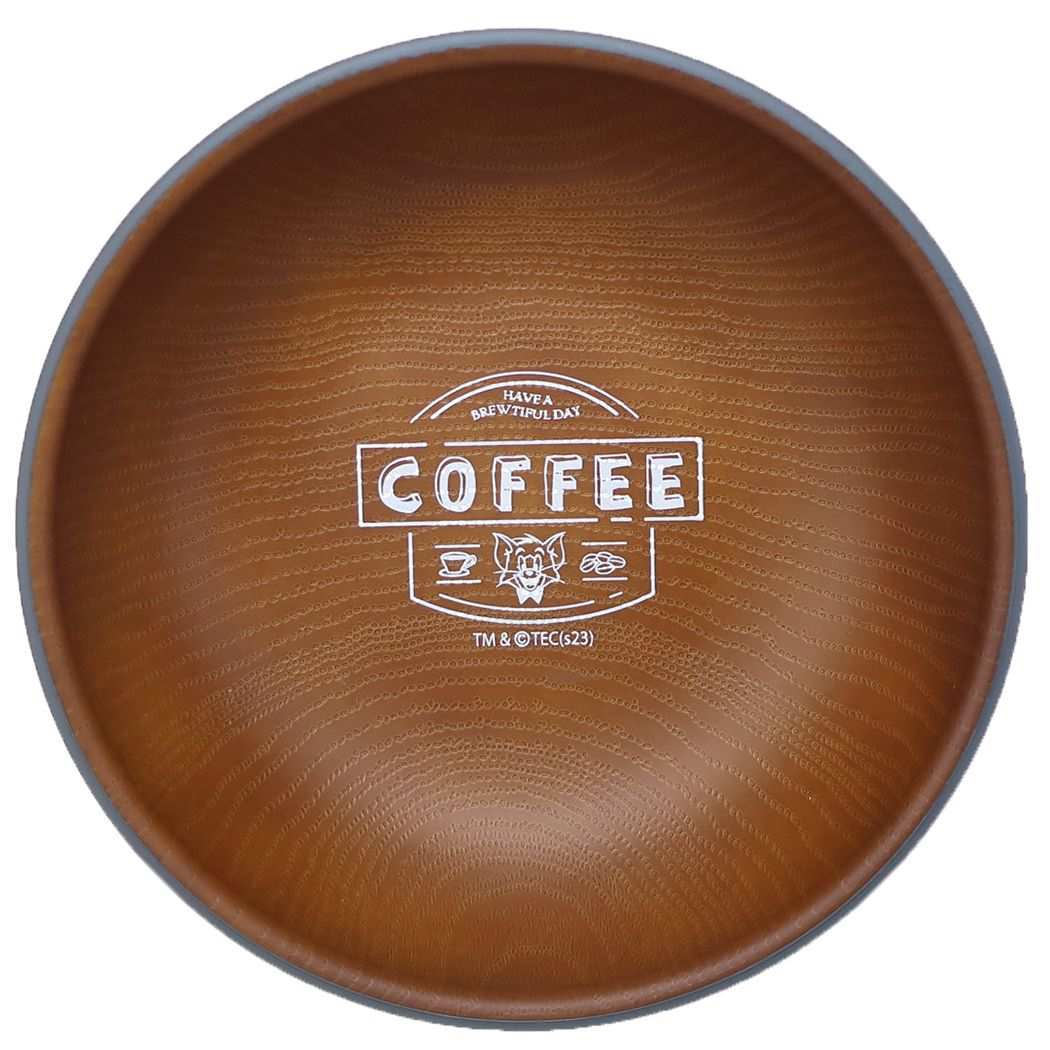 トムとジェリー ワーナーブラザース キャラクター 中皿 樹脂ラウンドプレート トム Time for Coffee