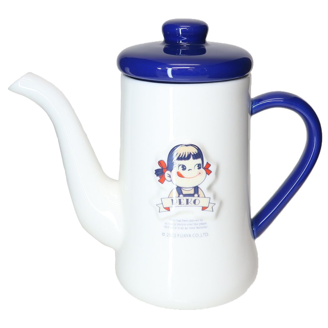 不二家のペコちゃん 磁器製急須 ティーポット レトロペコちゃん サンアート