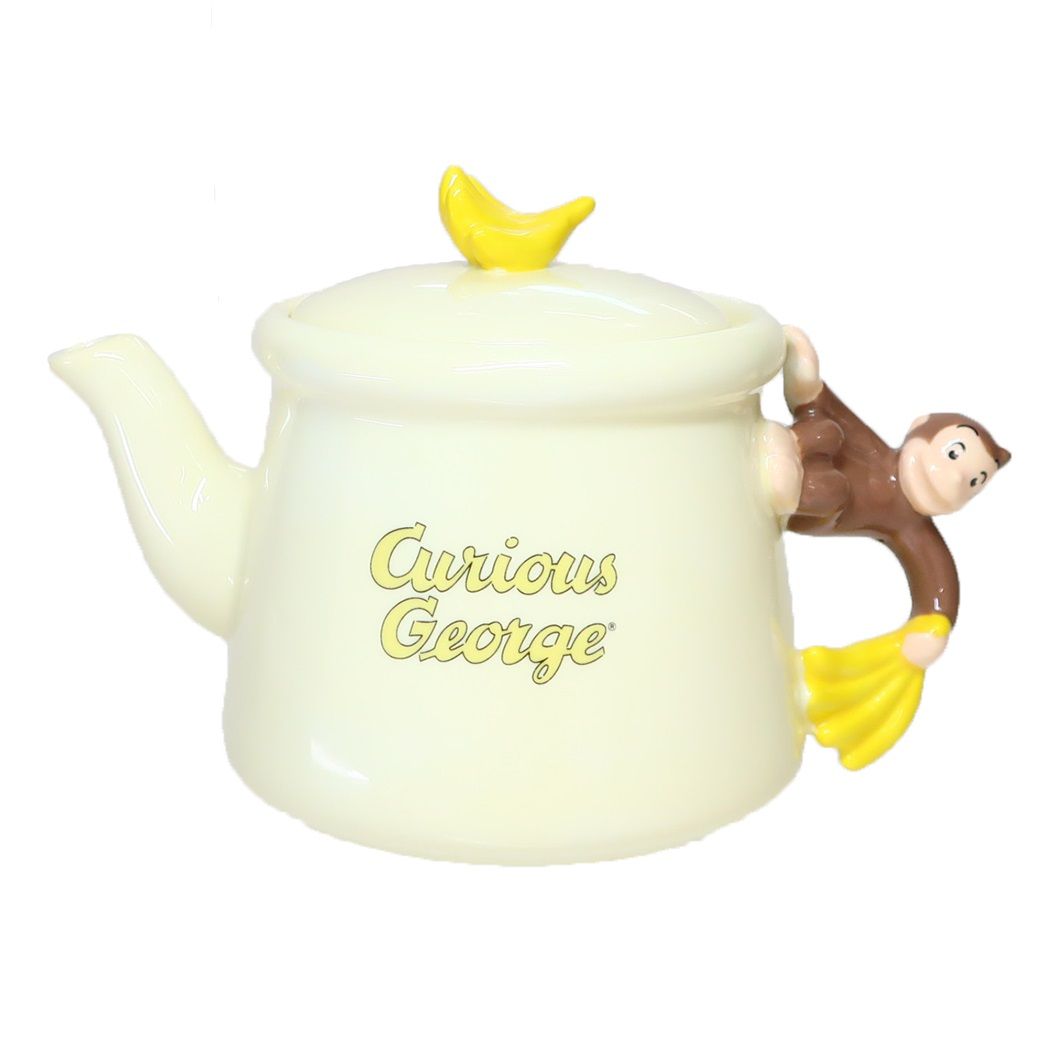おさるのジョージ グッズ 陶器製急須 絵本キャラクター ティーポット