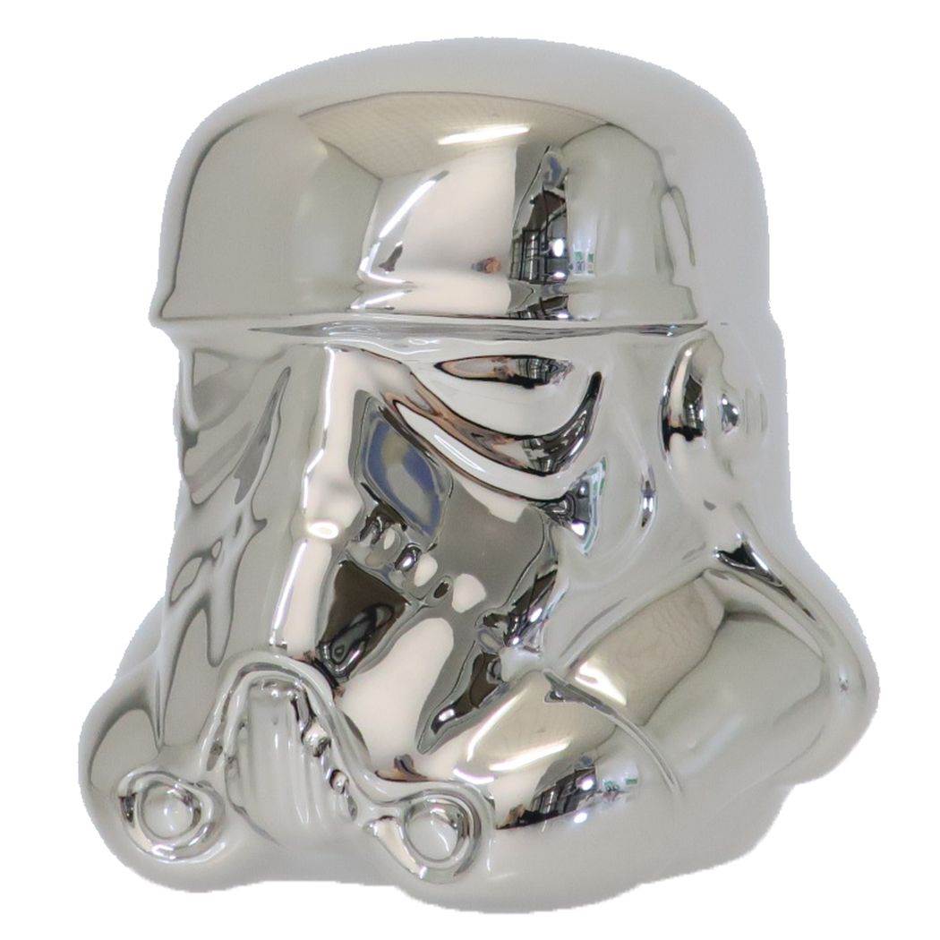 スターウォーズ 貯金箱 フィギュアバンク ストームトルーパー シルバー STAR WARS サンアート