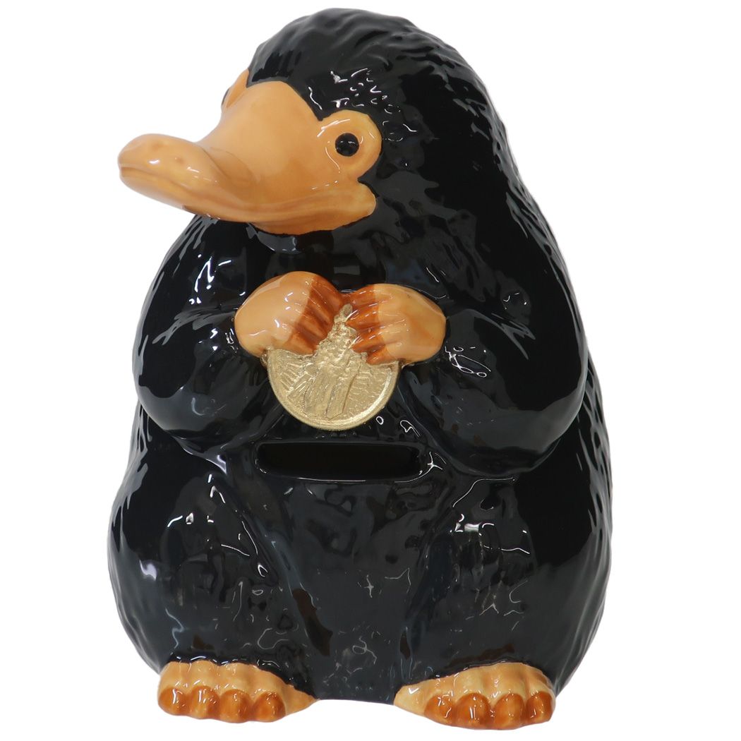 ファンタスティックビースト グッズ 陶器製貯金箱 映画キャラクター セラミックフィギュアバンク ニフラー プレゼント 男の子 女の子