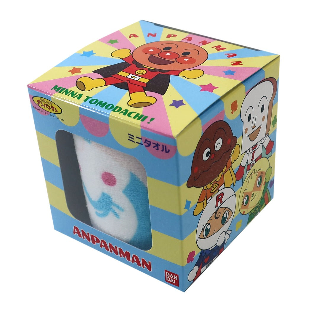 ミニタオル アンパンマン ハンカチタオル ギフトBOX ドキンちゃん チーム 25×25cm プレゼント 男の子 女の子
