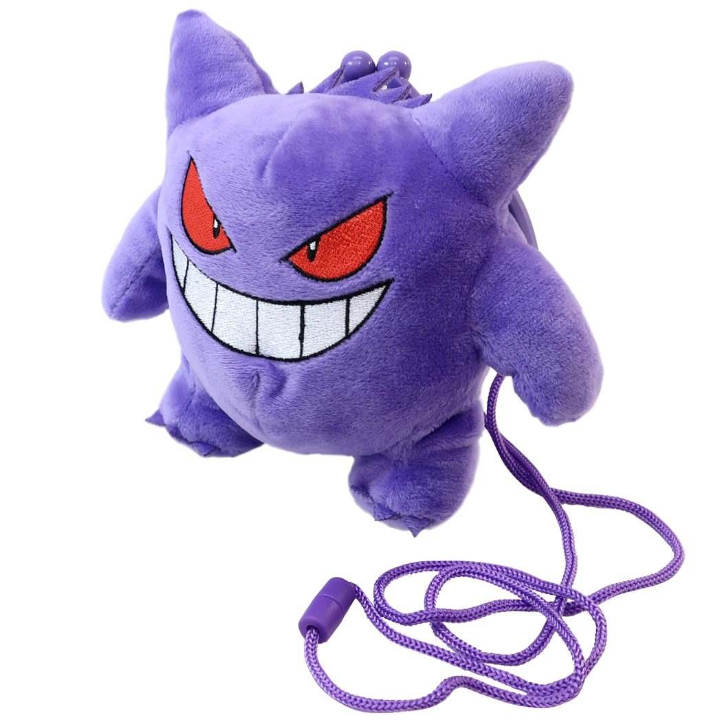 ポケモン ぬいぐるみネックポーチ プラ がまぐち ゲンガー ポケットモンスター エスケイジャパン ポシェット プレゼント 男の子 女の