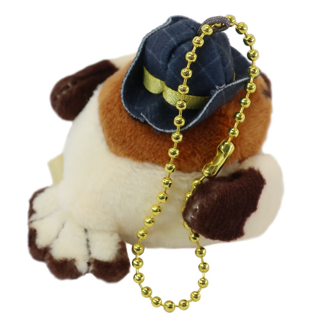 忠犬もちしば グッズ ミニぬいぐるみ ボールチェーン キャラクター マスコット 探偵団スズメさん いぬ プレゼント 男の子