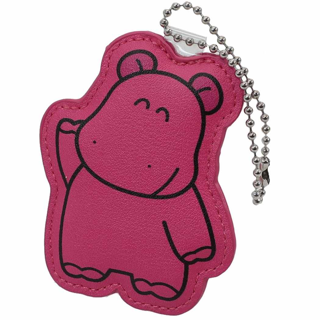 たべっ子どうぶつ ネームタグ ダイカット ラゲッジタグ かば ギンビス エスケイジャパン 名札 バッグチャーム かわいい プレゼント