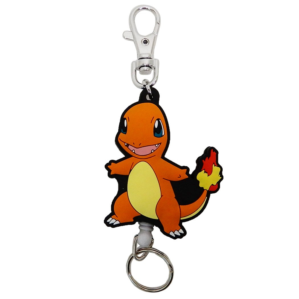 ポケットモンスター キャラクター キーリング ラバーリールキーホルダー ヒトカゲ ポケモン プレゼント 男の子 女の子 ギフト