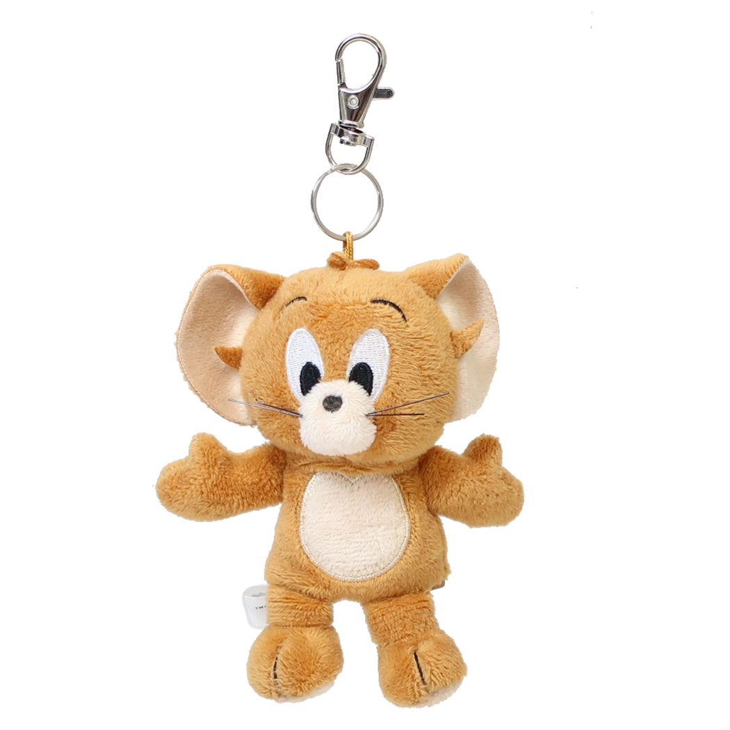 トムとジェリー グッズ リール式キーケース ワーナーブラザース キャラクター ぬいぐるみリールキーカバー