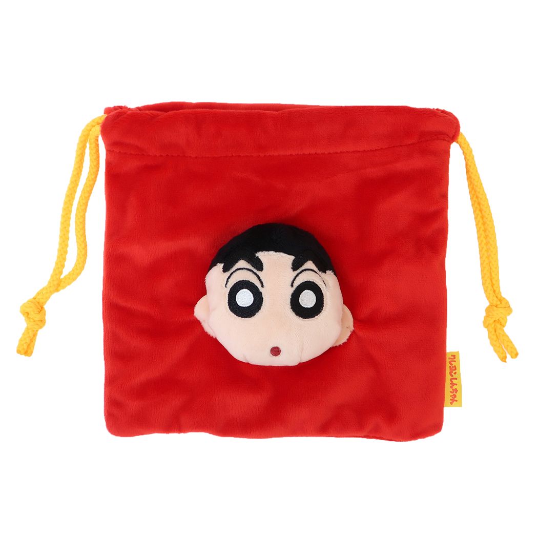 クレヨンしんちゃん アニメキャラクター きんちゃく袋 フェイスマスコット巾着 しんのすけ