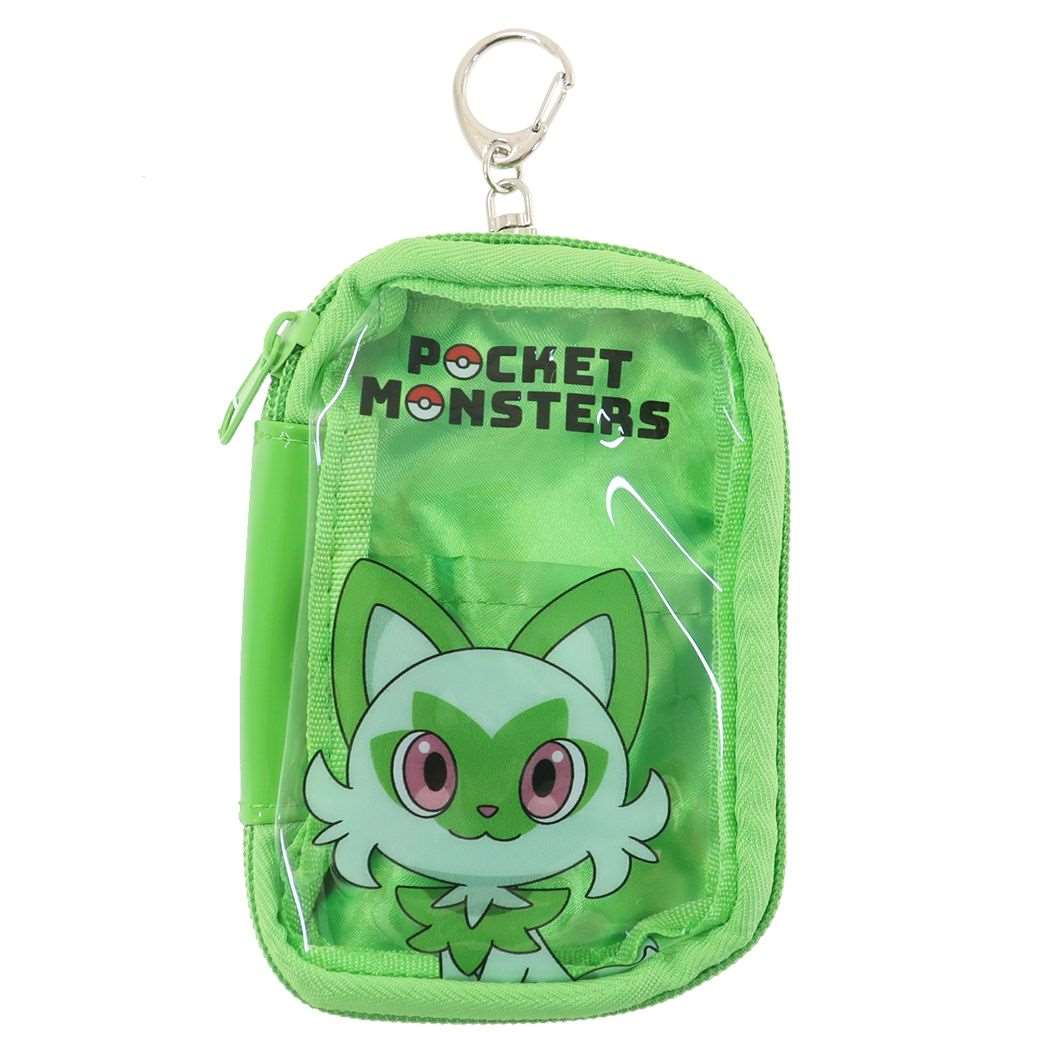 ポケットモンスター ポケモン キャラクター ミニポーチ コレクションポーチ ニャオハ