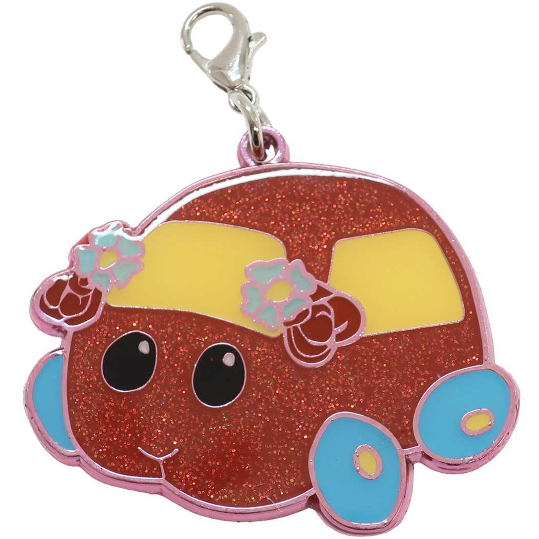 PUIPUIモルカー キャラクター ファスナーマスコット キラキラ メタル チャーム チョコ グッズ プレゼント 男の子 女の子 ギフ